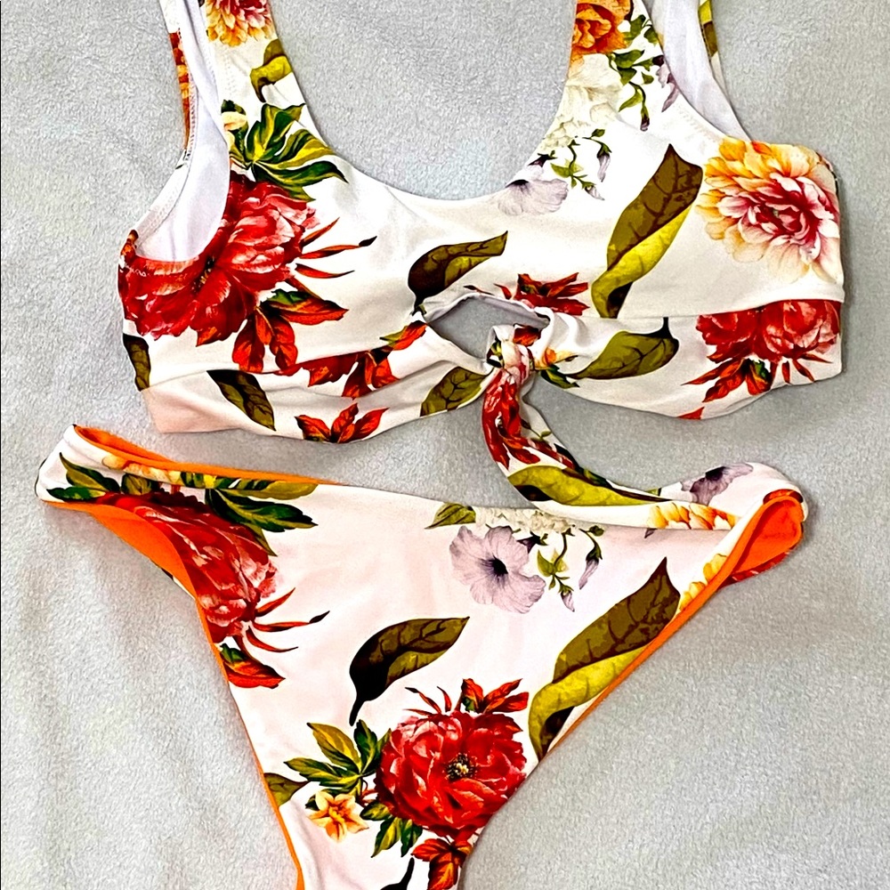 Floral Bikini from CupShe, Never worn!